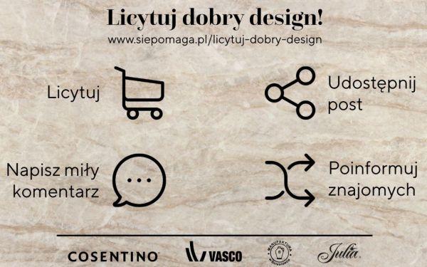 Siepomaga.pl! Pomagają: Cosentino, Manufaktura w Bolesławcu, Huta Julia i Vasco